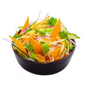 Ensalada de verduras crujientes